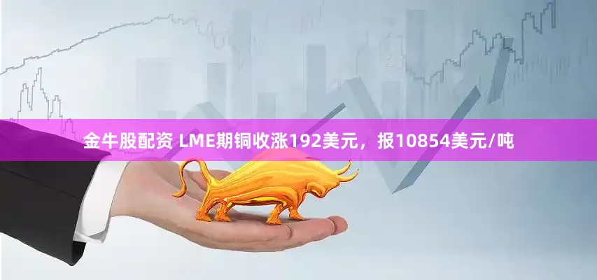 金牛股配资 LME期铜收涨192美元，报10854美元/吨